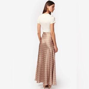Like NEW! CAMI NYC prue skirt in macadamia dot, M